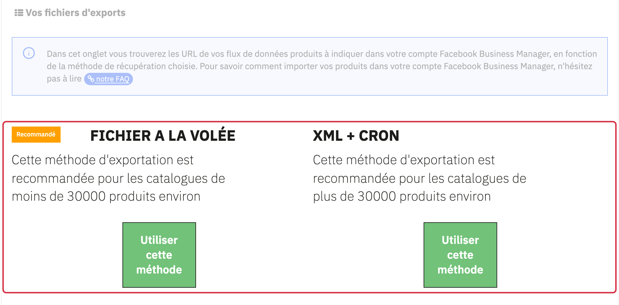 Deux m&eacute;thodes de g&eacute;n&eacute;ration et recommandation indicative &agrave; 30 000 produits